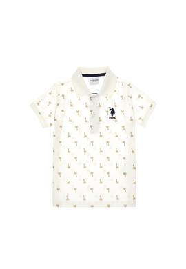 Erkek Çocuk Polo Yaka Ekru Tişört - 50311949013