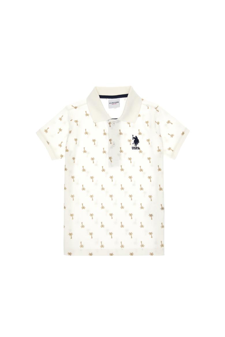 Erkek Çocuk Polo Yaka Ekru Tişört - 50311949013