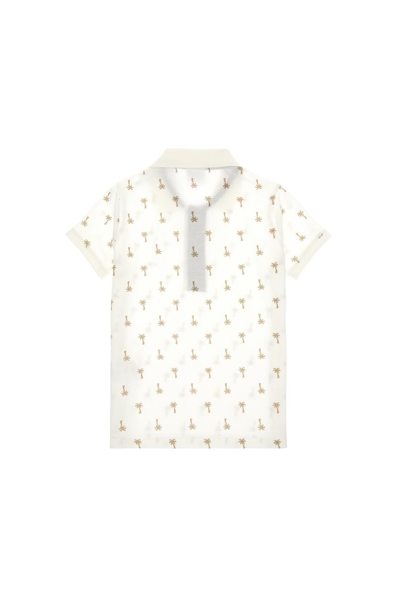 Erkek Çocuk Polo Yaka Ekru Tişört - 50311949013