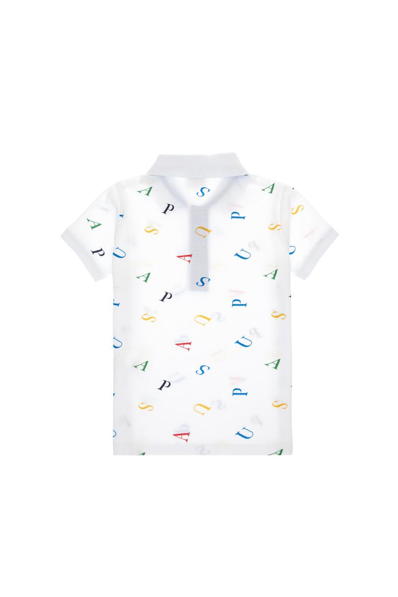 Erkek Çocuk Polo Yaka Beyaz Tişört - 50311909020