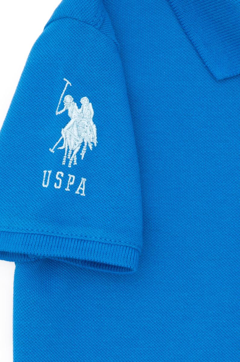 Erkek Çocuk Polo Yaka Kobalt Mavi Tişört