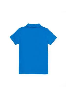 Erkek Çocuk Polo Yaka Kobalt Mavi Tişört - 50307181017