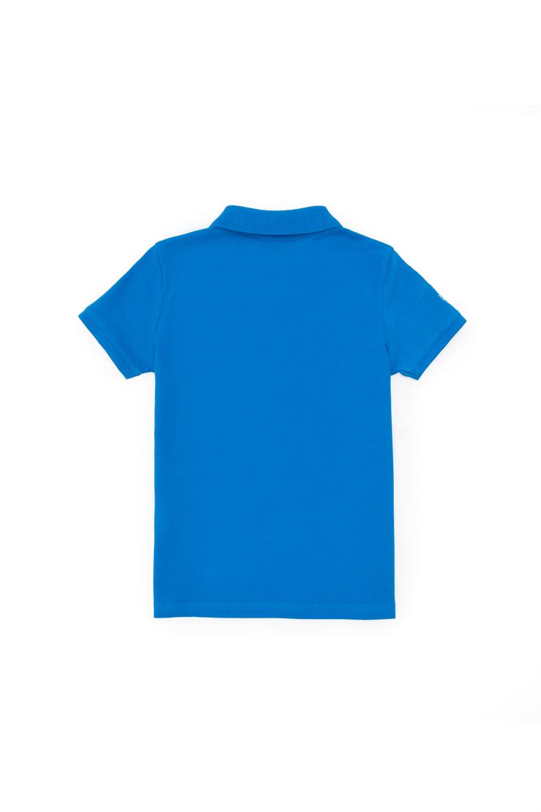 Erkek Çocuk Polo Yaka Kobalt Mavi Tişört - 50307181017