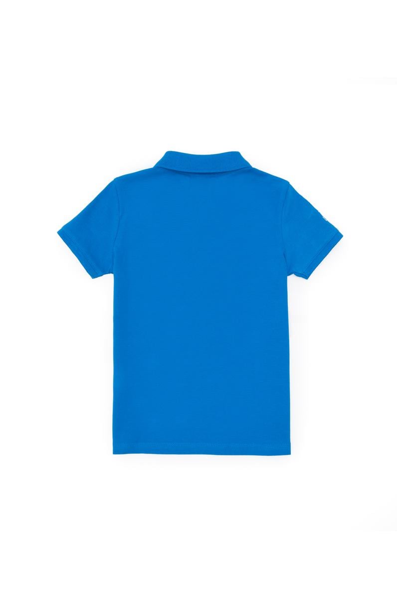 Erkek Çocuk Polo Yaka Kobalt Mavi Tişört