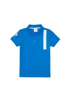 Erkek Çocuk Polo Yaka Kobalt Mavi Tişört - 50307181017