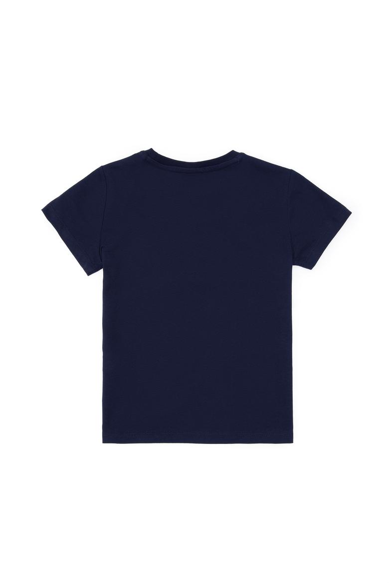 Erkek Çocuk Bisiklet Yaka Lacivert Tişört - 50307138013