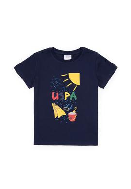 Erkek Çocuk Bisiklet Yaka Lacivert Tişört - 50307138013