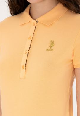 Kadın Turuncu Basic Tişört - 50300868077