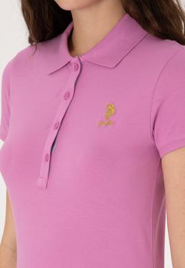 Kadın Fuşya Basic Tişört - 50300868011