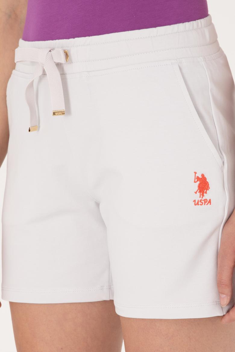 Kadın Açık Gri Örme Şort - 50300840003