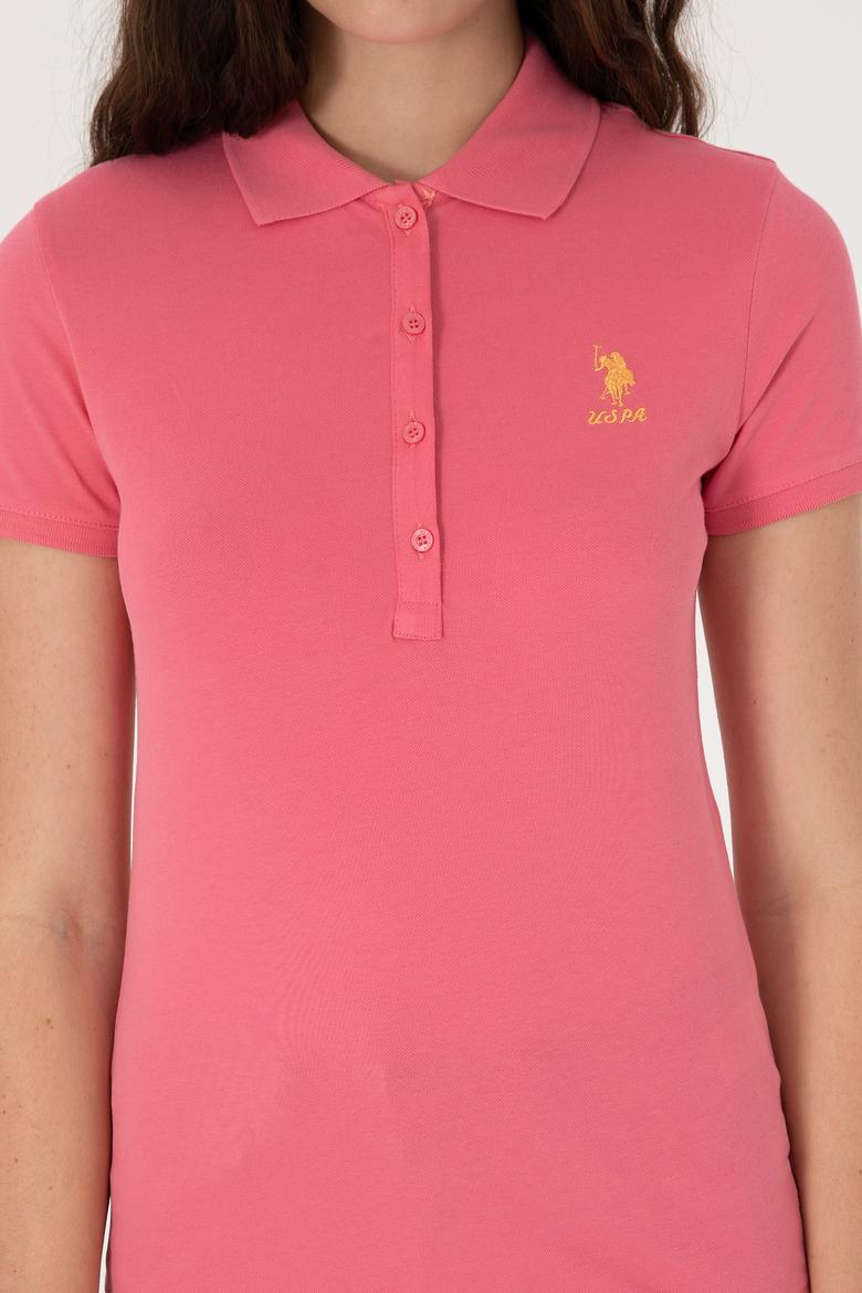 Kadın Pembe Basic Tişört - 50300896196