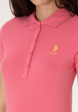 Kadın Pembe Basic Tişört - 50300896196