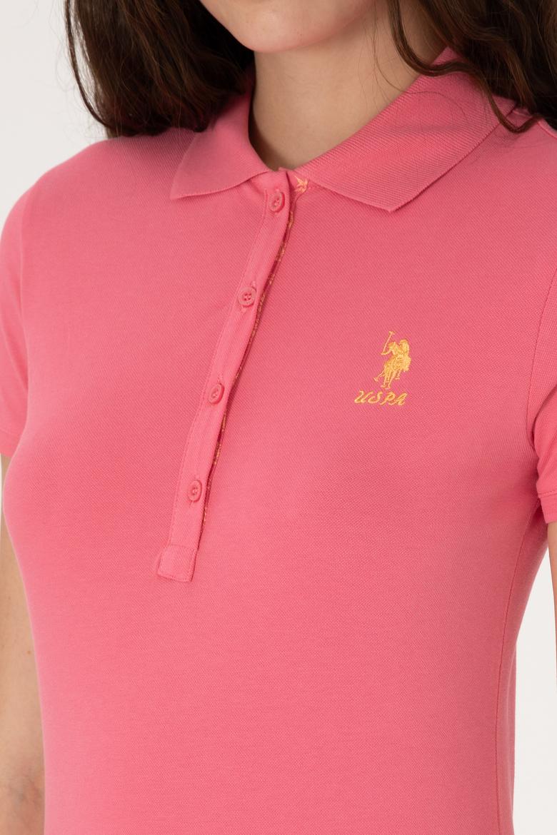 Kadın Pembe Basic Tişört - 50300896196