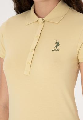 Kadın Açık Haki Basic Tişört - 50300896166