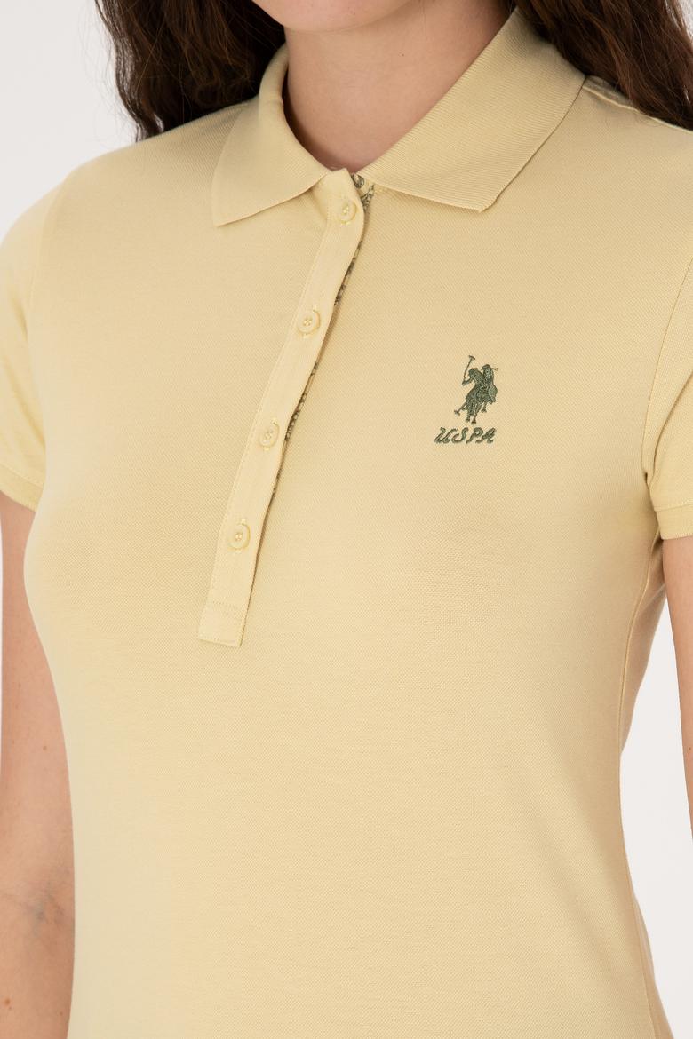 Kadın Açık Haki Basic Tişört - 50300896166