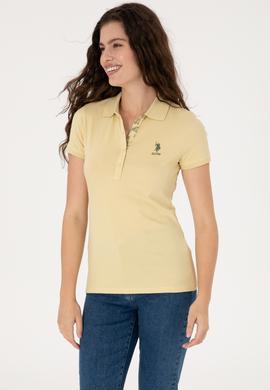 Kadın Açık Haki Basic Tişört - 50300896166