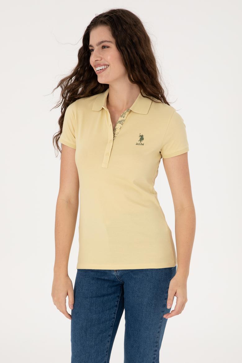 Kadın Açık Haki Basic Tişört - 50300896166