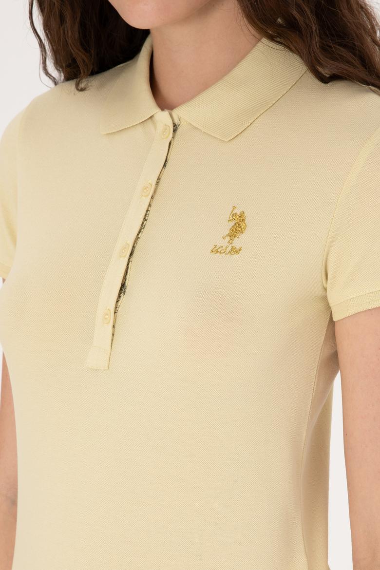 Kadın Açık Haki Basic Tişört - 50300868088