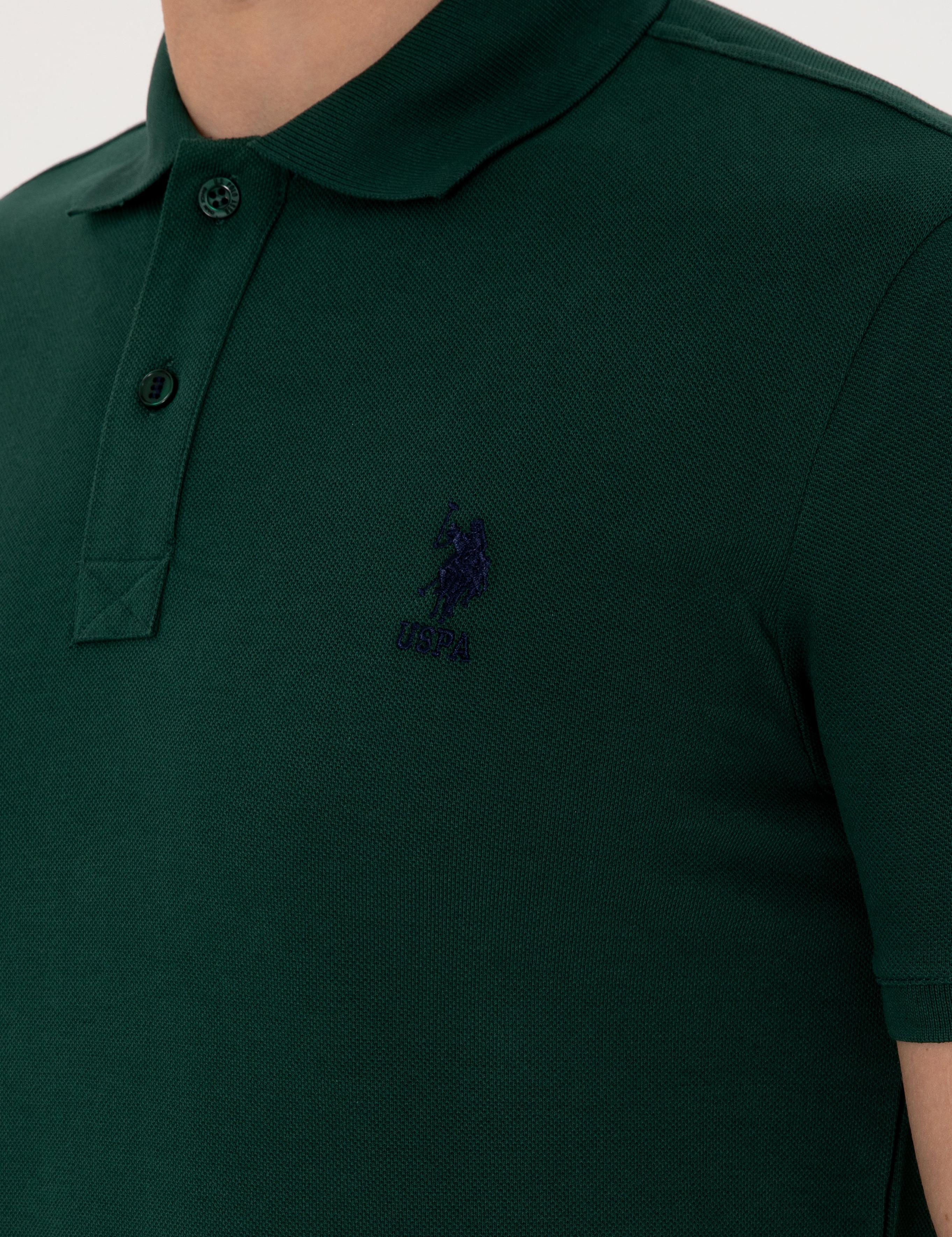 پولوشرت آستین کوتاه اندامی یقه پیراهنی مردانه یو اس پولو | U.S. Polo Assn. - تصویر 7