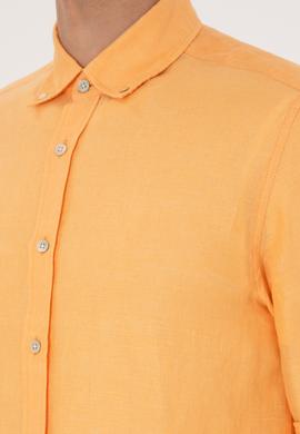 Erkek Turuncu Uzun Kollu Gömlek - 50299597010
