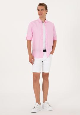 Erkek Açık Pembe Uzun Kollu Gömlek - 50299597037