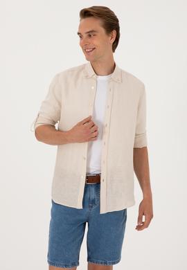 Erkek Taş Uzun Kollu Gömlek - 50299597019