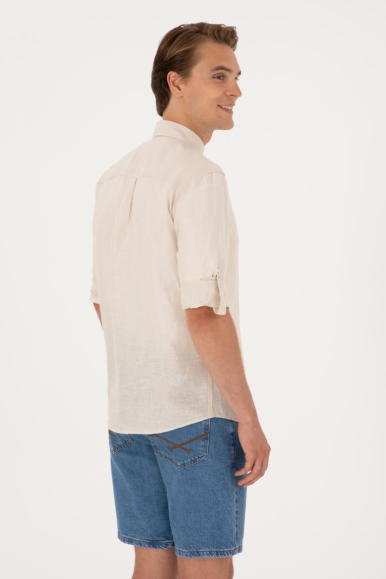 Erkek Taş Uzun Kollu Gömlek - 50299597019