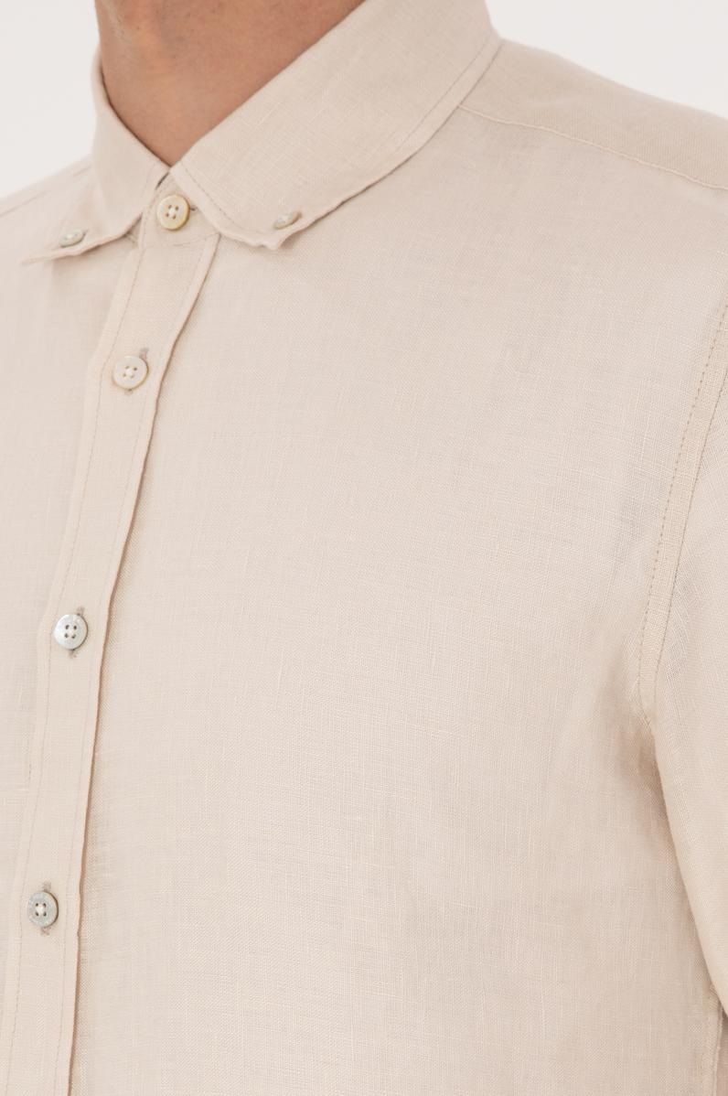 Erkek Taş Uzun Kollu Gömlek