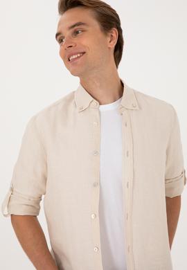 Erkek Taş Uzun Kollu Gömlek - 50299597019