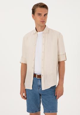 Erkek Taş Uzun Kollu Gömlek - 50299597019