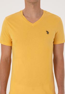 Erkek Hardal Basic Tişört - 50297985057