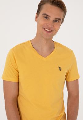 Erkek Hardal Basic Tişört - 50297985057