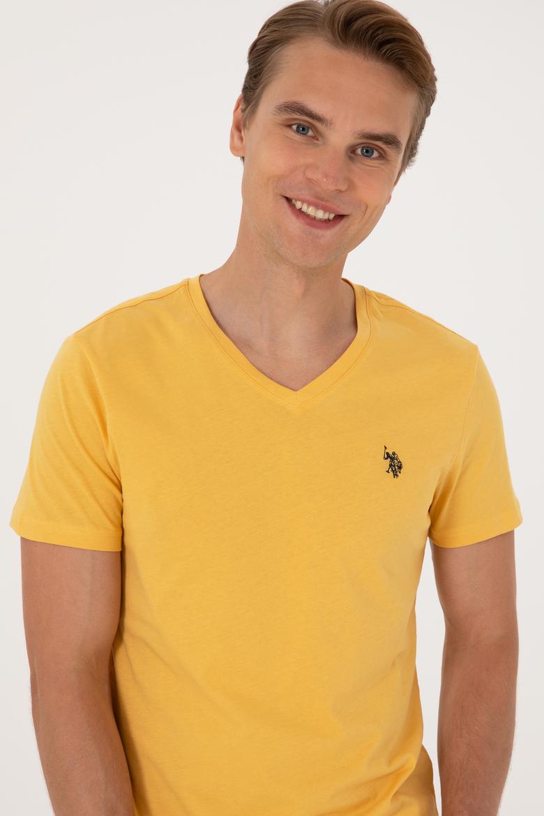 Erkek Hardal Basic Tişört - 50297985057