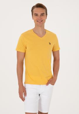 Erkek Hardal Basic Tişört - 50297985057