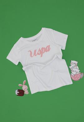 Kız Çocuk Beyaz Tişört - 50306562027