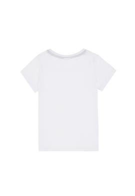 Erkek Çocuk Bisiklet Yaka Beyaz Tişört - 50306591007