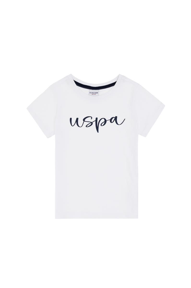 Erkek Çocuk Bisiklet Yaka Beyaz Tişört