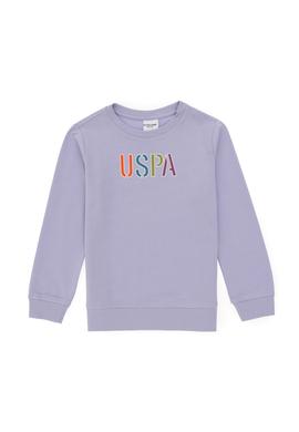 Kız Çocuk Lila Basic Sweatshirt - 50296576021