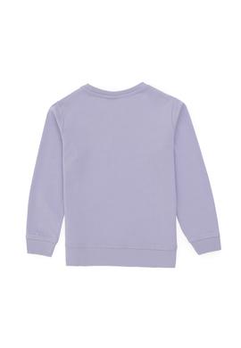 Kız Çocuk Lila Basic Sweatshirt - 50296576021