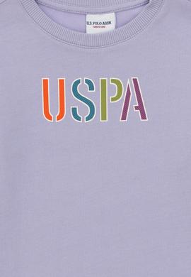 Kız Çocuk Lila Basic Sweatshirt - 50296576021