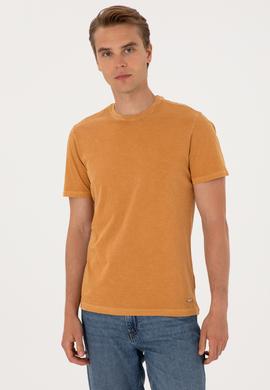 Erkek Hardal Basic Tişört - 50297987053