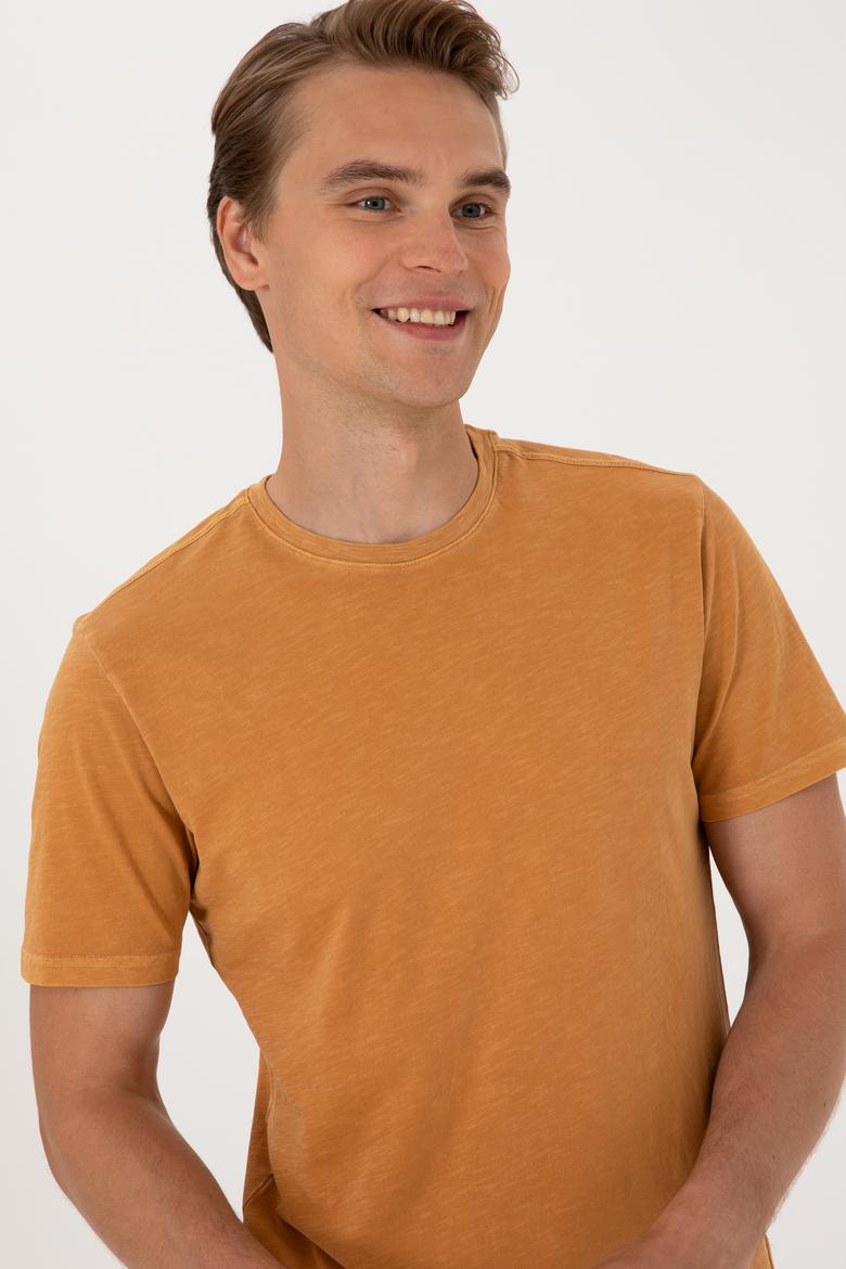 Erkek Hardal Basic Tişört - 50297987053
