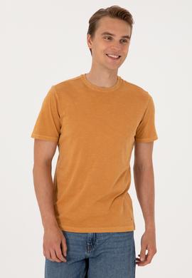 Erkek Hardal Basic Tişört - 50297987053