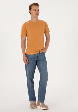 Erkek Hardal Basic Tişört - 50297987053