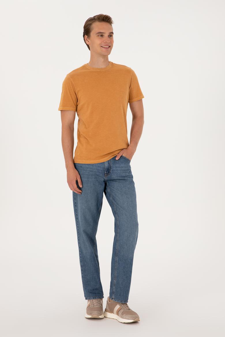 Erkek Hardal Basic Tişört - 50297987053