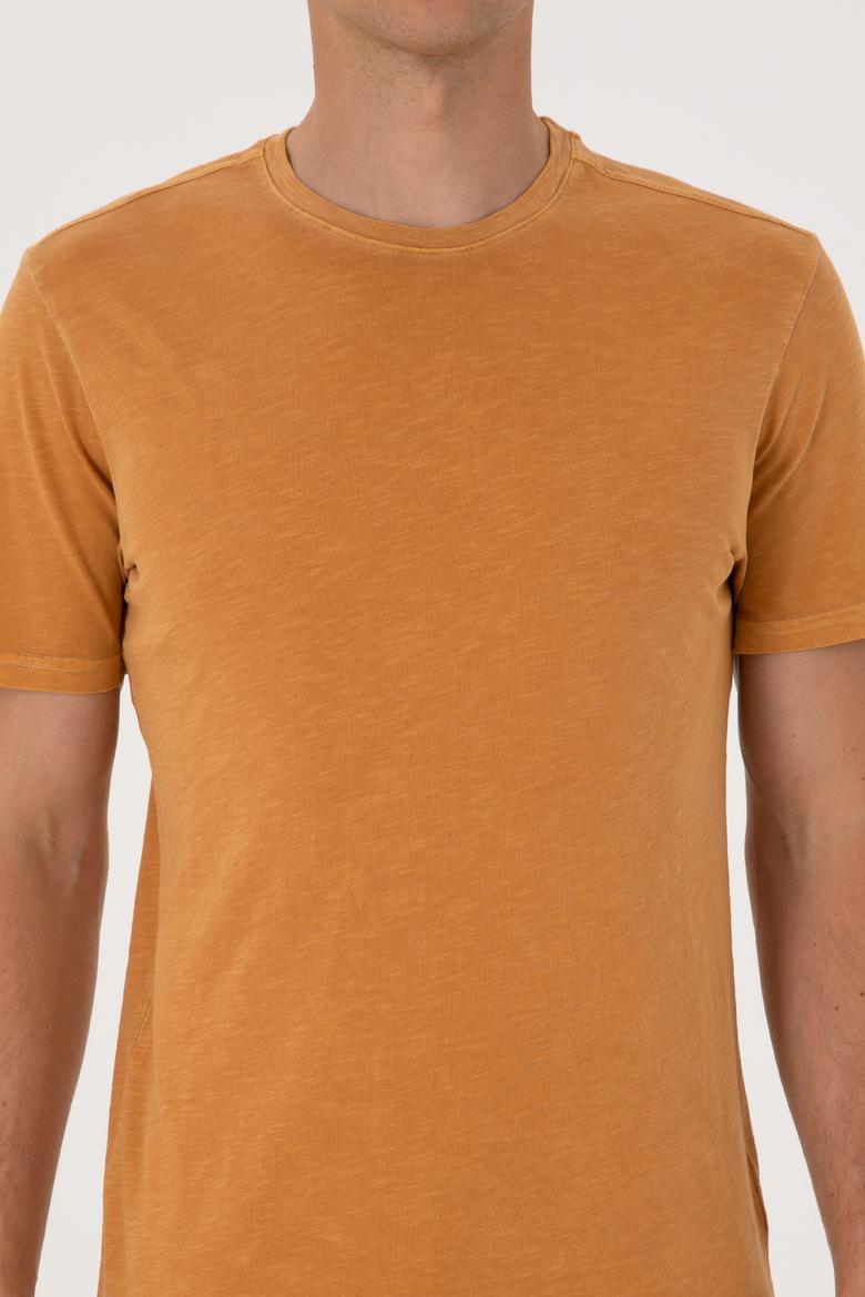 Erkek Hardal Basic Tişört - 50297987053