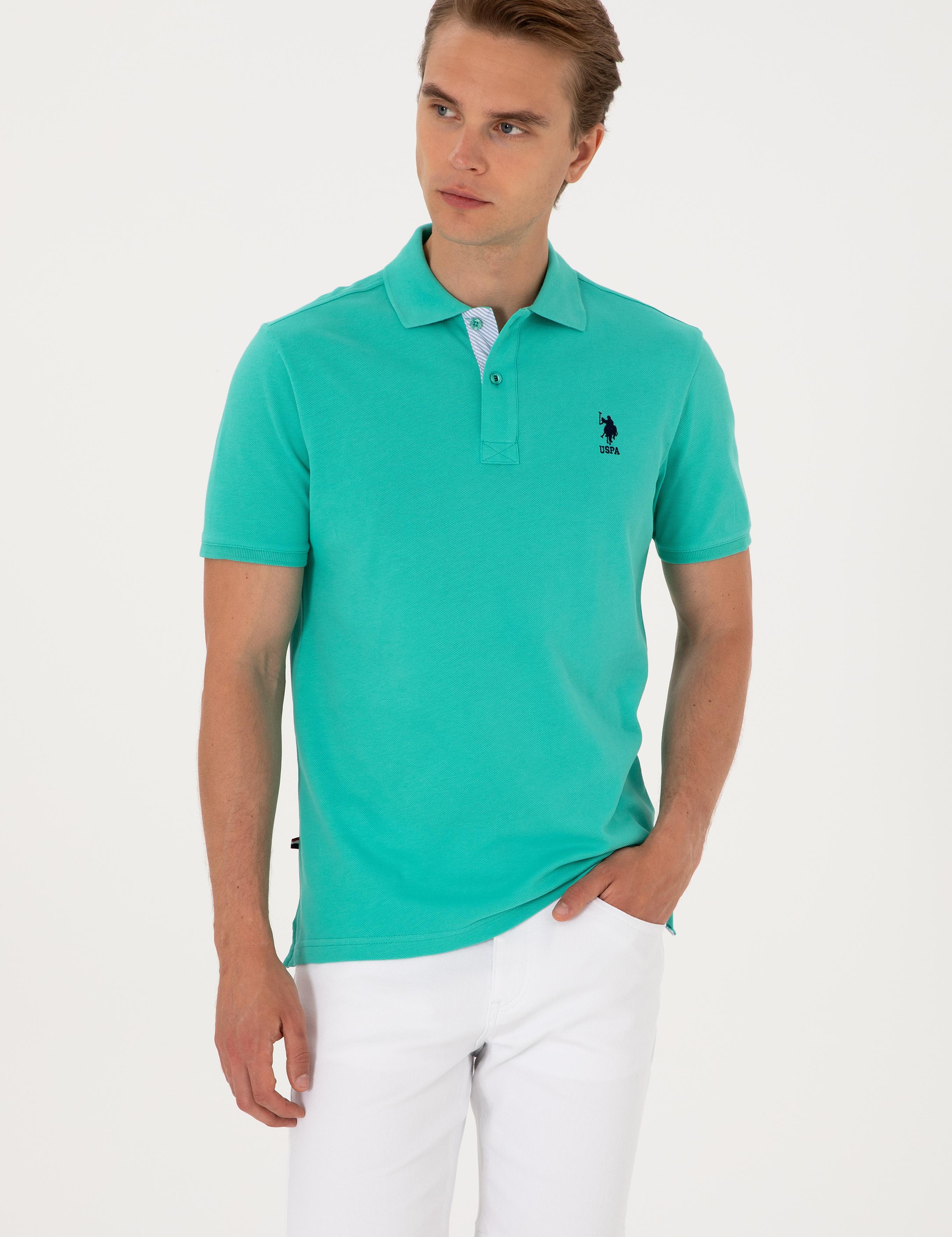 تی شرت آستین کوتاه رگولار یقه پیراهنی مردانه یو اس پولو | U.S. Polo Assn. - تصویر 3