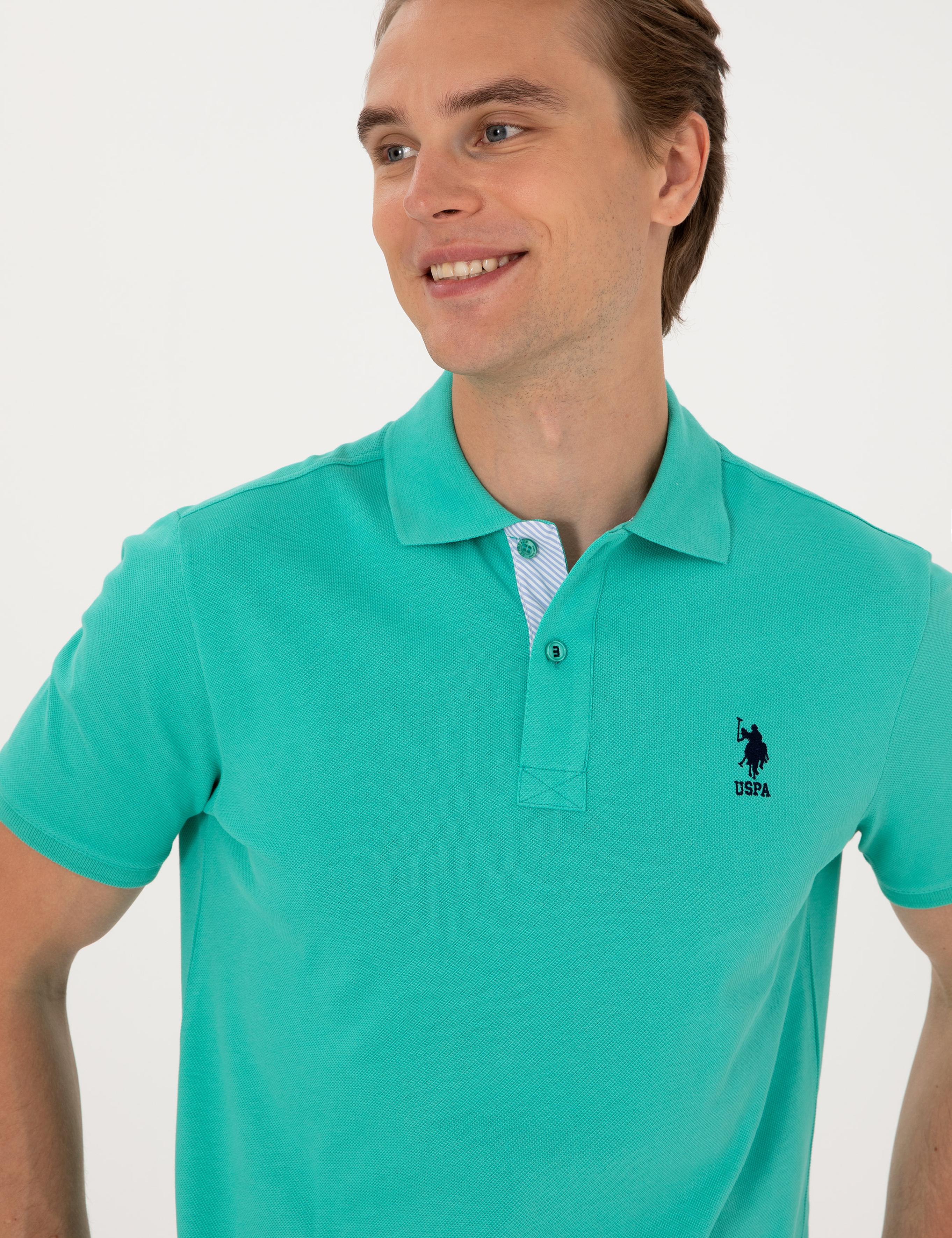 تی شرت آستین کوتاه رگولار یقه پیراهنی مردانه یو اس پولو | U.S. Polo Assn. - تصویر 2