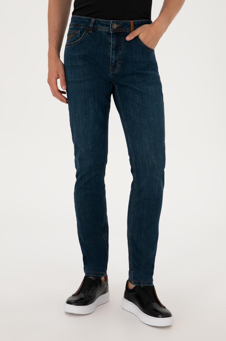 Erkek Yeşil Jean Pantolon