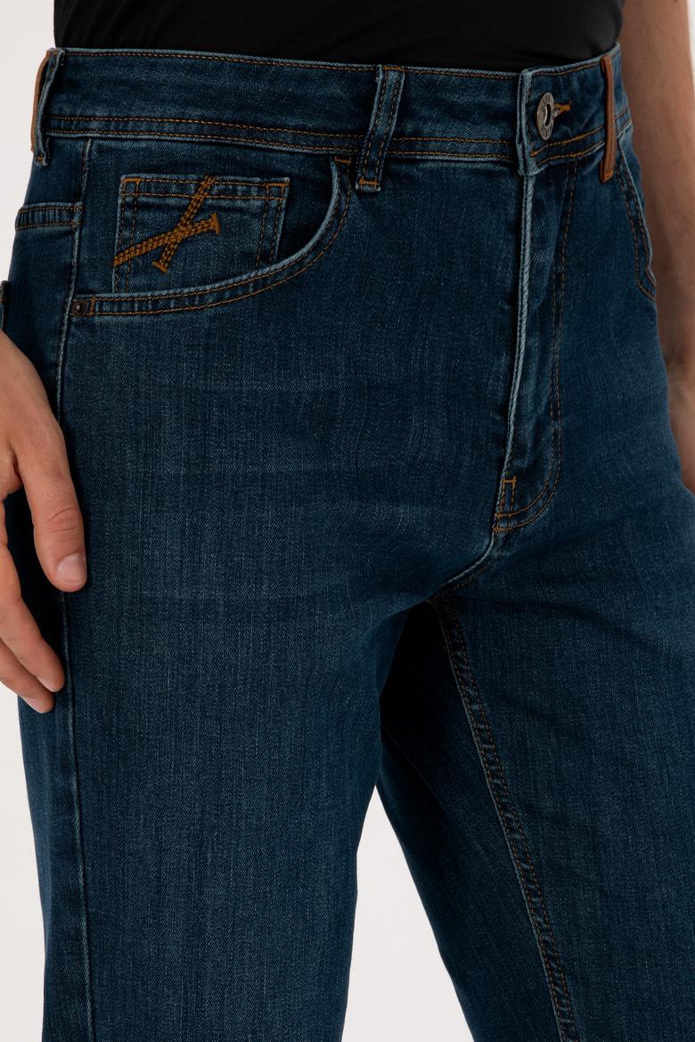 Erkek Yeşil Jean Pantolon - 50305566009